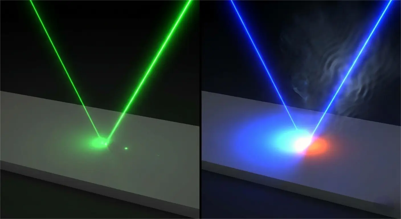 Why Blue Lasers Produce More Visible Thermal Effects Than Green Lasers image 1