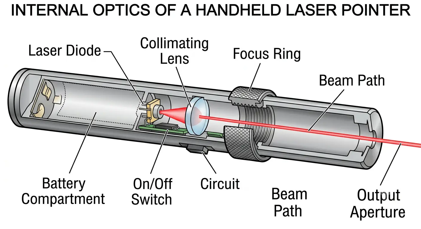 Laser Pointer Optics Guide: Lenses, Beam Divergence & Focus image 3