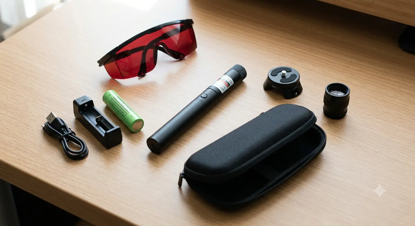 Laser Pointer Accessories Guide: Batteries, Chargers, Cases, Tripod Mounts & Beam Tools image 3