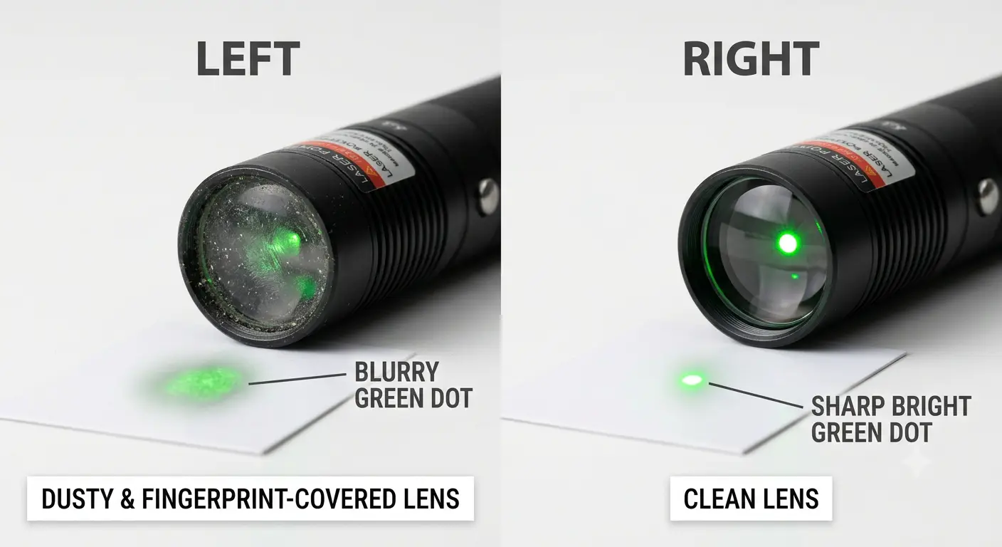 Laser Pointer Cleaning Guide: Expert Maintenance to Fix Dim, Blurry & Speckled Beams (2026) image 2