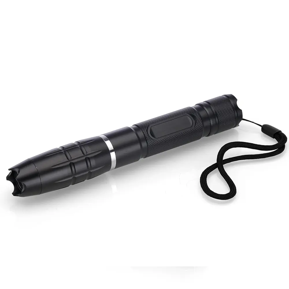 High Power Blue Laser Pointer 1200mw 450nm Adjustable Focus, SKU B014, 1200mw power, 450nm Blue laser wavelength, Black color, product thumbnail 4