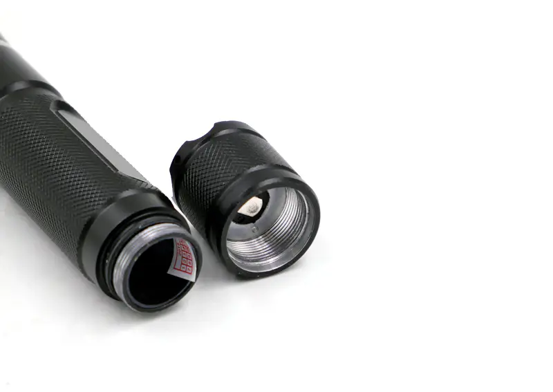 High Power Blue Laser Pointer 1200mw 450nm Adjustable Focus, SKU B014, 1200mw power, 450nm Blue laser wavelength, Black color, product thumbnail 7