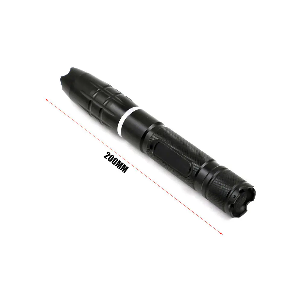 High Power Blue Laser Pointer 1200mw 450nm Adjustable Focus, SKU B014, 1200mw power, 450nm Blue laser wavelength, Black color, product thumbnail 12
