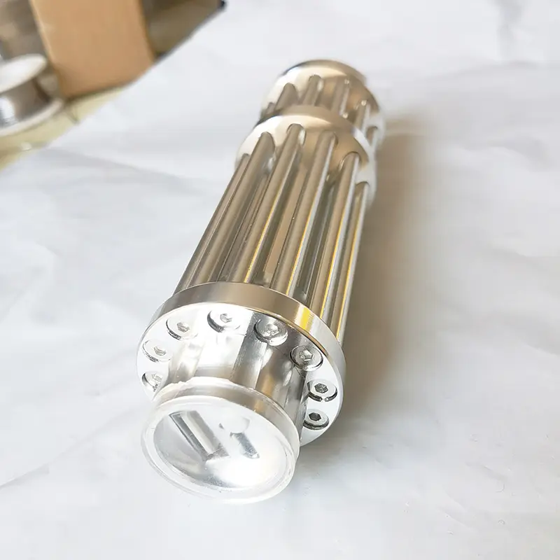 Laser Pointer  1600mW Blue 16340 Compact & 18650 Extended, SKU B017, 1600mw power, 450nm blue laser wavelength, black / silver color, product thumbnail 10