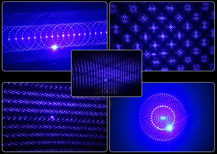 Laser Pointer  1600mW Blue 16340 Compact & 18650 Extended, SKU B017, 1600mw power, 450nm blue laser wavelength, black / silver color, product thumbnail 4